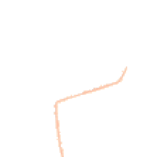 Night-time road noise heatmap for CO14 8JP