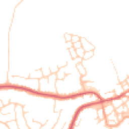 Daytime road noise heatmap for CO14 8QH