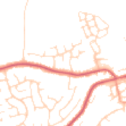 Daytime road noise heatmap for CO14 8RQ