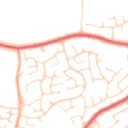 Daytime road noise heatmap for CO14 8RU