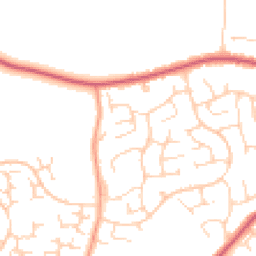 Daytime road noise heatmap for CO14 8TX