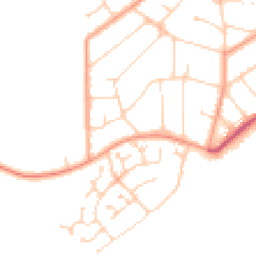Daytime road noise heatmap for CO15 1AF