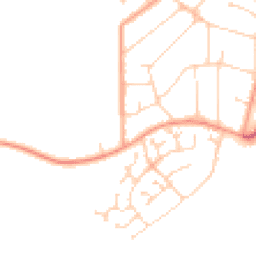 Daytime road noise heatmap for CO15 1AL
