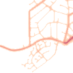 Daytime road noise heatmap for CO15 1AN