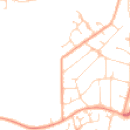 Daytime road noise heatmap for CO15 1AS