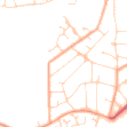 Daytime road noise heatmap for CO15 1AT
