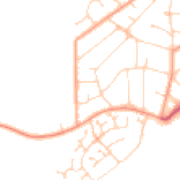 Daytime road noise heatmap for CO15 1AW