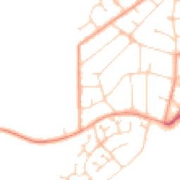 Daytime road noise heatmap for CO15 1AX