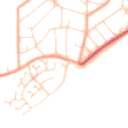 Daytime road noise heatmap for CO15 1AY