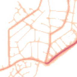 Daytime road noise heatmap for CO15 1BE