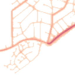 Daytime road noise heatmap for CO15 1BN