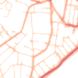 Daytime road noise heatmap for CO15 1BU
