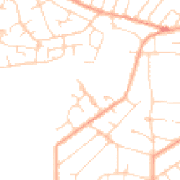 Daytime road noise heatmap for CO15 1DH