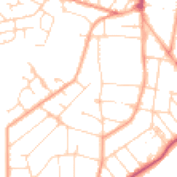 Daytime road noise heatmap for CO15 1DP