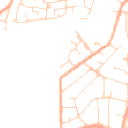 Daytime road noise heatmap for CO15 1EN