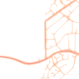 Daytime road noise heatmap for CO15 1FR