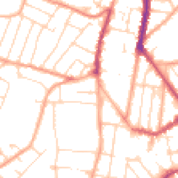 Daytime road noise heatmap for CO15 1JG
