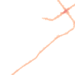 Night-time road noise heatmap for CO15 1JS