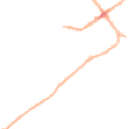 Night-time road noise heatmap for CO15 1JU