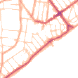Daytime road noise heatmap for CO15 1RA