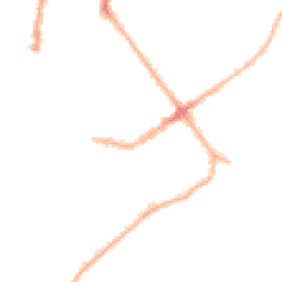 Night-time road noise heatmap for CO15 1ST