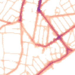 Daytime road noise heatmap for CO15 1TX