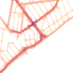 Daytime road noise heatmap for CO15 1UF