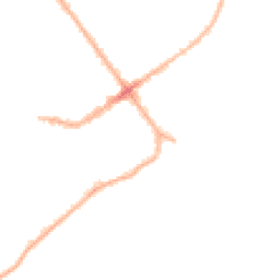 Night-time road noise heatmap for CO15 1UF