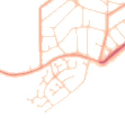 Daytime road noise heatmap for CO15 1XF