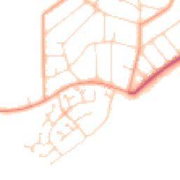 Daytime road noise heatmap for CO15 1XQ