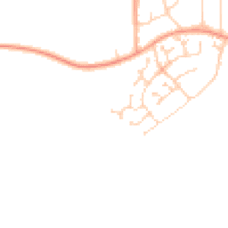 Daytime road noise heatmap for CO15 1XT