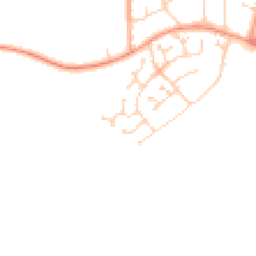 Daytime road noise heatmap for CO15 1XU