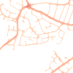 Daytime road noise heatmap for CO15 2BQ
