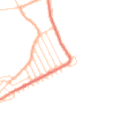 Daytime road noise heatmap for CO15 2DY