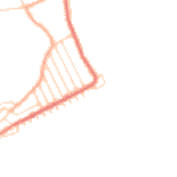 Daytime road noise heatmap for CO15 2ED