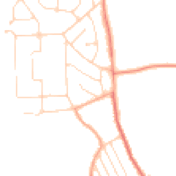 Daytime road noise heatmap for CO15 2ND