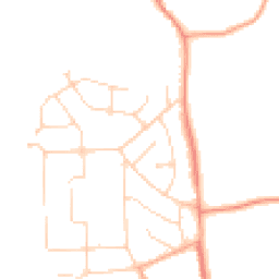 Daytime road noise heatmap for CO15 2QA
