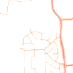 Daytime road noise heatmap for CO15 2QH