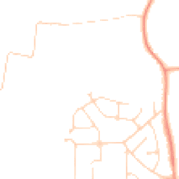 Daytime road noise heatmap for CO15 2QR
