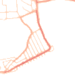 Daytime road noise heatmap for CO15 2RS