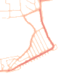 Daytime road noise heatmap for CO15 2RZ
