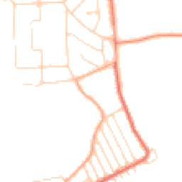 Daytime road noise heatmap for CO15 2SG