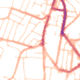 Daytime road noise heatmap for CO15 3BD
