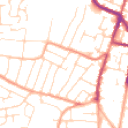 Daytime road noise heatmap for CO15 3EE