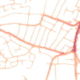 Daytime road noise heatmap for CO15 3EH