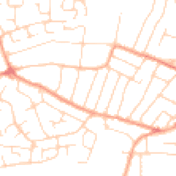 Daytime road noise heatmap for CO15 3EY