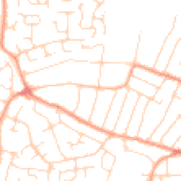 Daytime road noise heatmap for CO15 3LE