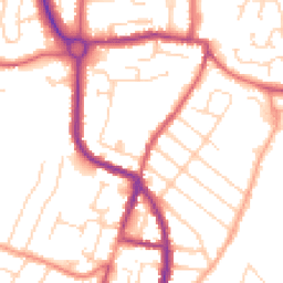 Daytime road noise heatmap for CO15 3NS