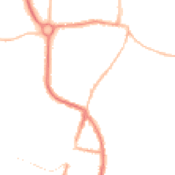 Night-time road noise heatmap for CO15 3NS