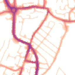Daytime road noise heatmap for CO15 3PD